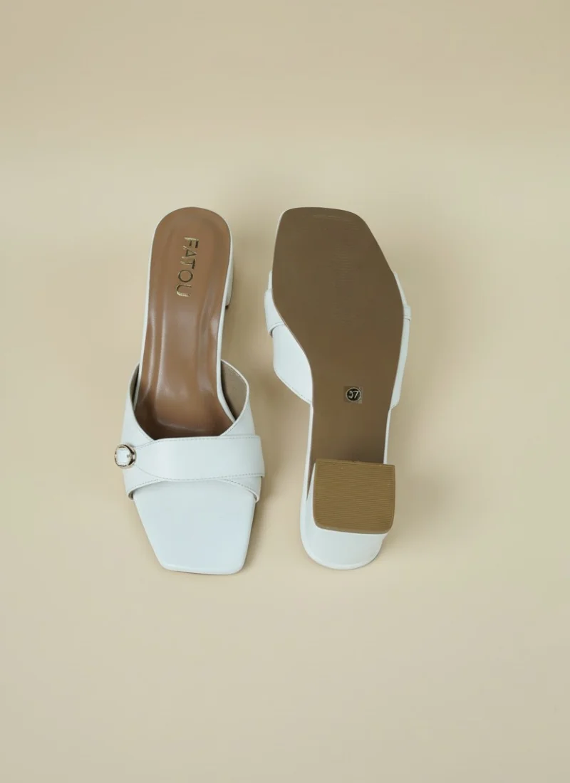 Elegant White Heels - Image 4